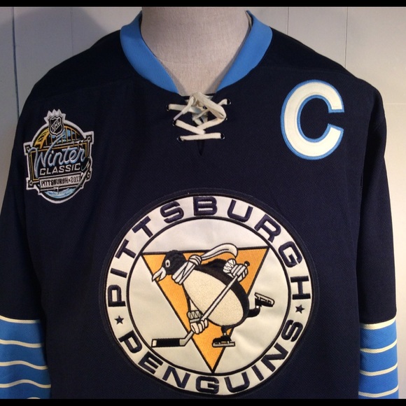 NWT Pittsburgh Penguins 2011 Winter Classic Mark Letestu Jersey mens 52 - Picture 3 of 13